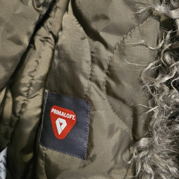 Joe Fresh Green and Black Teddy Jacket with Quilted Design - Picture 7 of 8